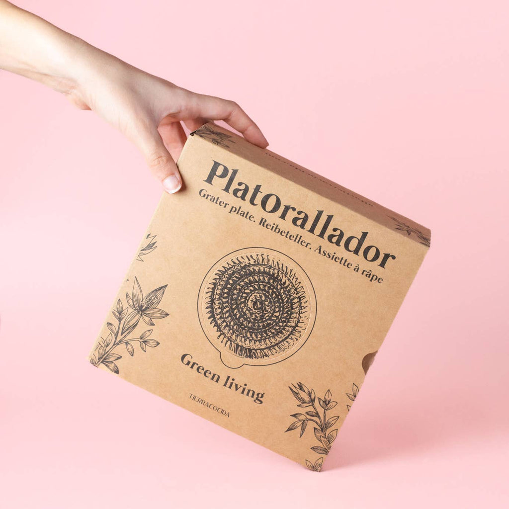 Vintage Pottery Grater Bowl – Pink and Brown / CHOCOLATE