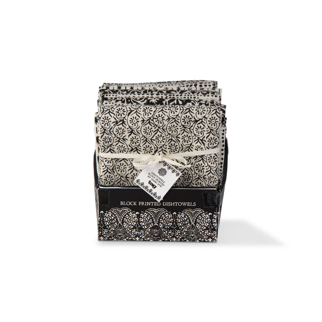 Khilana Dishtowel - Black & Multi