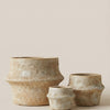 Ceramic Planter Pot, Textured with Drainage - Solene