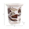 Sage & Eucalyptus Brown Ceramic Scented Candle