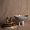 Raised Arched Bowl - Marble - Sunny Gray