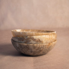 Warm & Earthy Trinket Bowl - Coke Marble - Medium