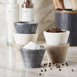 Black Marble Pinch Pot - Marigold Market