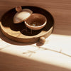 Inka Wood Tray Round - Small - Dark