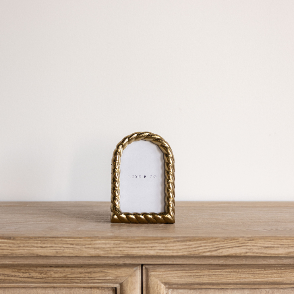Brushed Brass Photo Frame