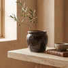 Terracotta Pot, Vintage Style, Cracked Finish - Pompeii