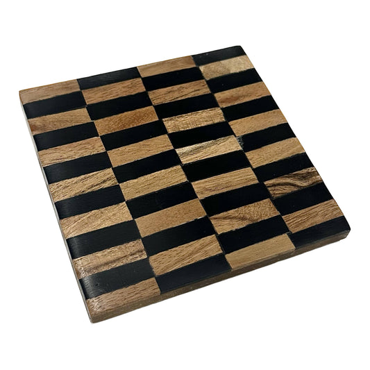 Black & Wood Coaster