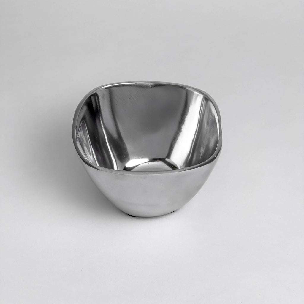 5" Square Aluminum Bowl