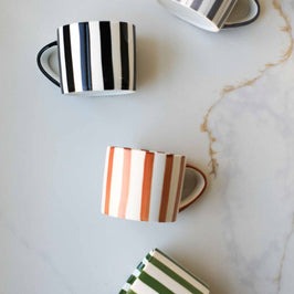 Simple Striped Mugs