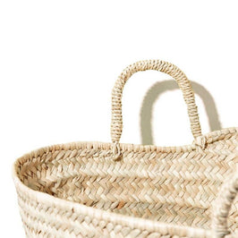Moroccan Farmers Shopping Basket - Straw