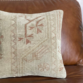 Vintage Turkish Rug Pillow -  Miray