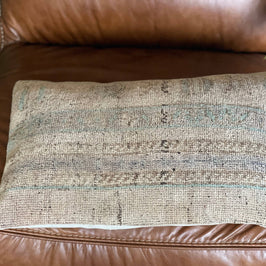 Pastel Vintage Turkish Rug Pillow - Aysu
