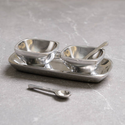 5-Piece Mini Dip Set in Polished Aluminum