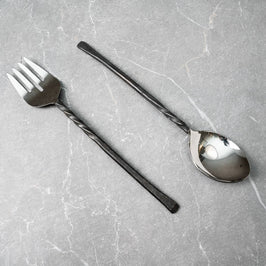 Twisted Handle Servers, Set of 2