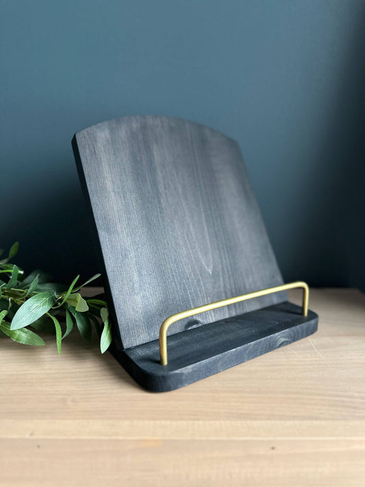 Cookbook Stand, Recipe Stand | Black