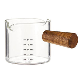Espresso Yourself Measuring Glass with Wood Handle