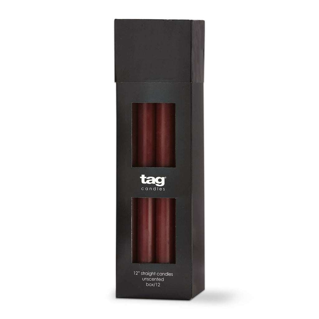 Color Studio Straight Candle - Plum (Tall)