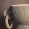Vase With Rings - Travertine