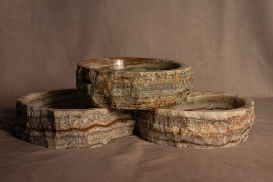 Rough Organic Bowl - Onyx