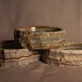 Bespoke Raw-Cut Organic Bowl - Onyx - Accent Decor