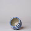 Hand Painted Floral Blue and White Porcelain Small Pot