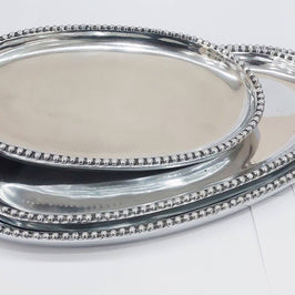 Oval Beaded Tray - Medium