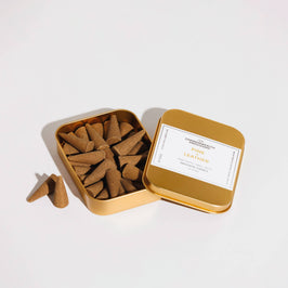 Pine + Leather Incense Cones