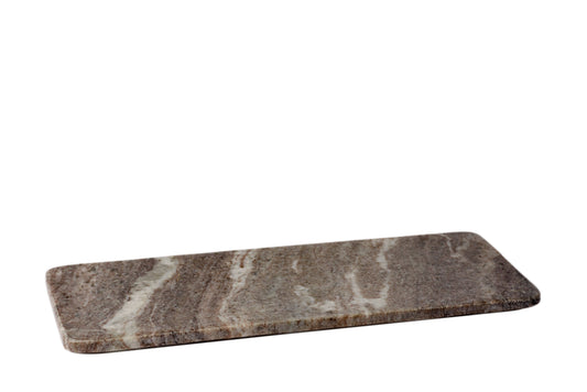 Brown Galaxy Marble Rectangle Tray