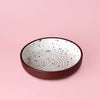 Ceramic Garlic Grater Plate - Large Vintage Brownie
