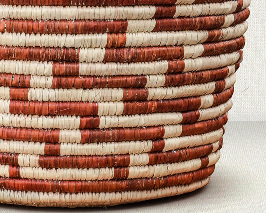 Figure Ground Woven Planter Basket