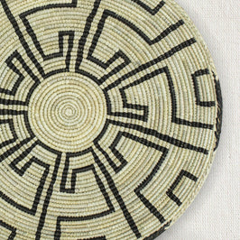 Handwoven Black Maze Basket
