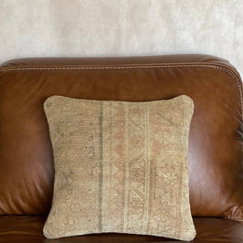 Pastel Vintage Persian Rug Pillow - Asli