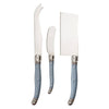 Blue Pearl Charcuterie Knives Face to Face - Set of 3