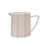 Sand striped pitcher L16 W10.5 H12cm