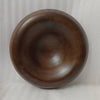 Lg Round Turned Serving Bowl Dark Walnut Dia 12"