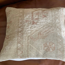 Vintage Turkish Rug Pillow -  Miray