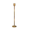 Candle Holder H 12" x Dia 2.25" Old Brass