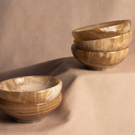 Warm & Earthy Trinket Bowl - Coke Marble - Medium