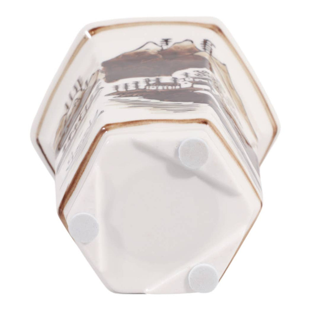 Sage & Eucalyptus Brown Ceramic Scented Candle
