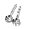 Aluminum Beaded Salad Servers