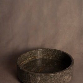 Signature Speckled Bowl - Oceanic Gray Marble - Elegant interior styling