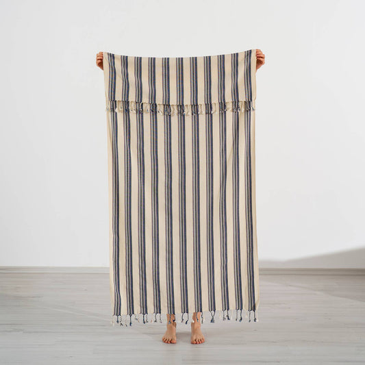 Turkish Hand/Dish Towels Peshtemal - Striped Multicolor