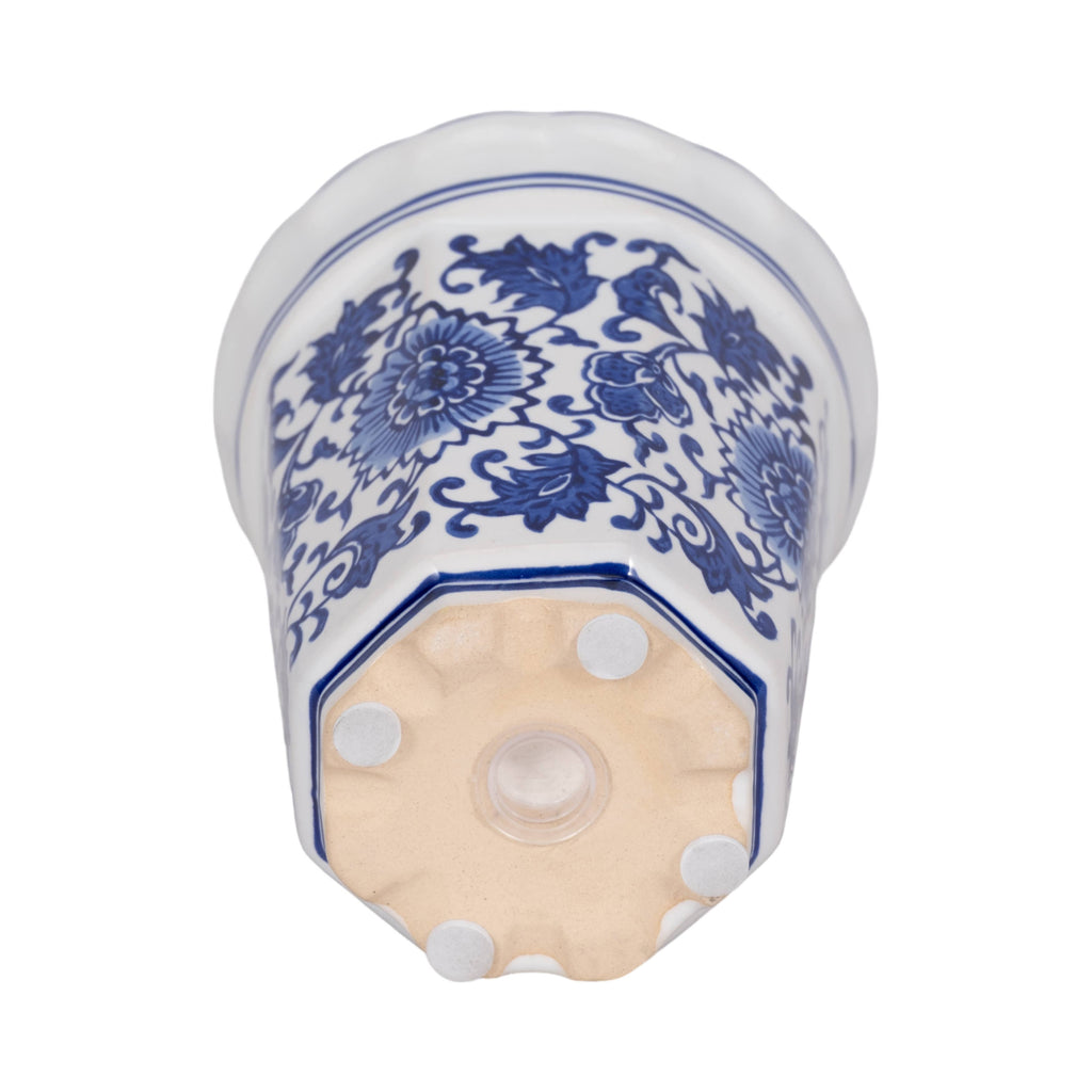 Jasmine Blue/White Ceramic Scented Candle
