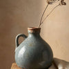 Ceramic Jug Vase, Vintage Style, Blue Grey - Delphi