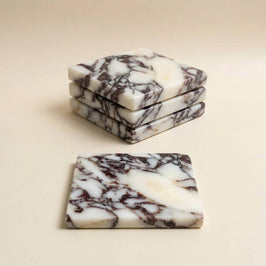 Natural Stone Drink Coasters | 4x4"