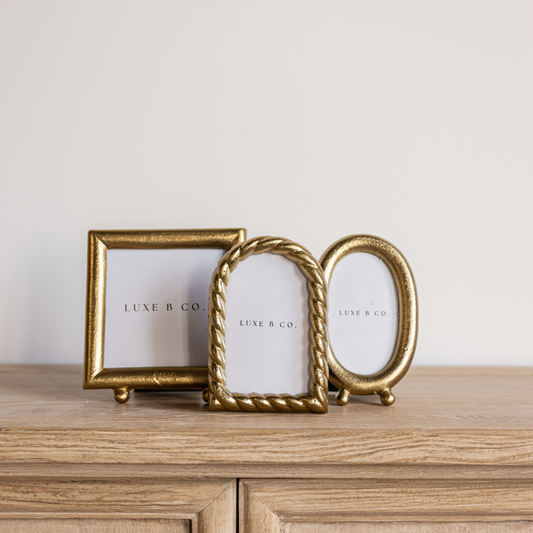 Brushed Brass Photo Frame