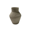 Paper Mache Vase Eco Mix White H 8.7" & Dia 6.1"