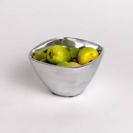 5" Square Aluminum Bowl