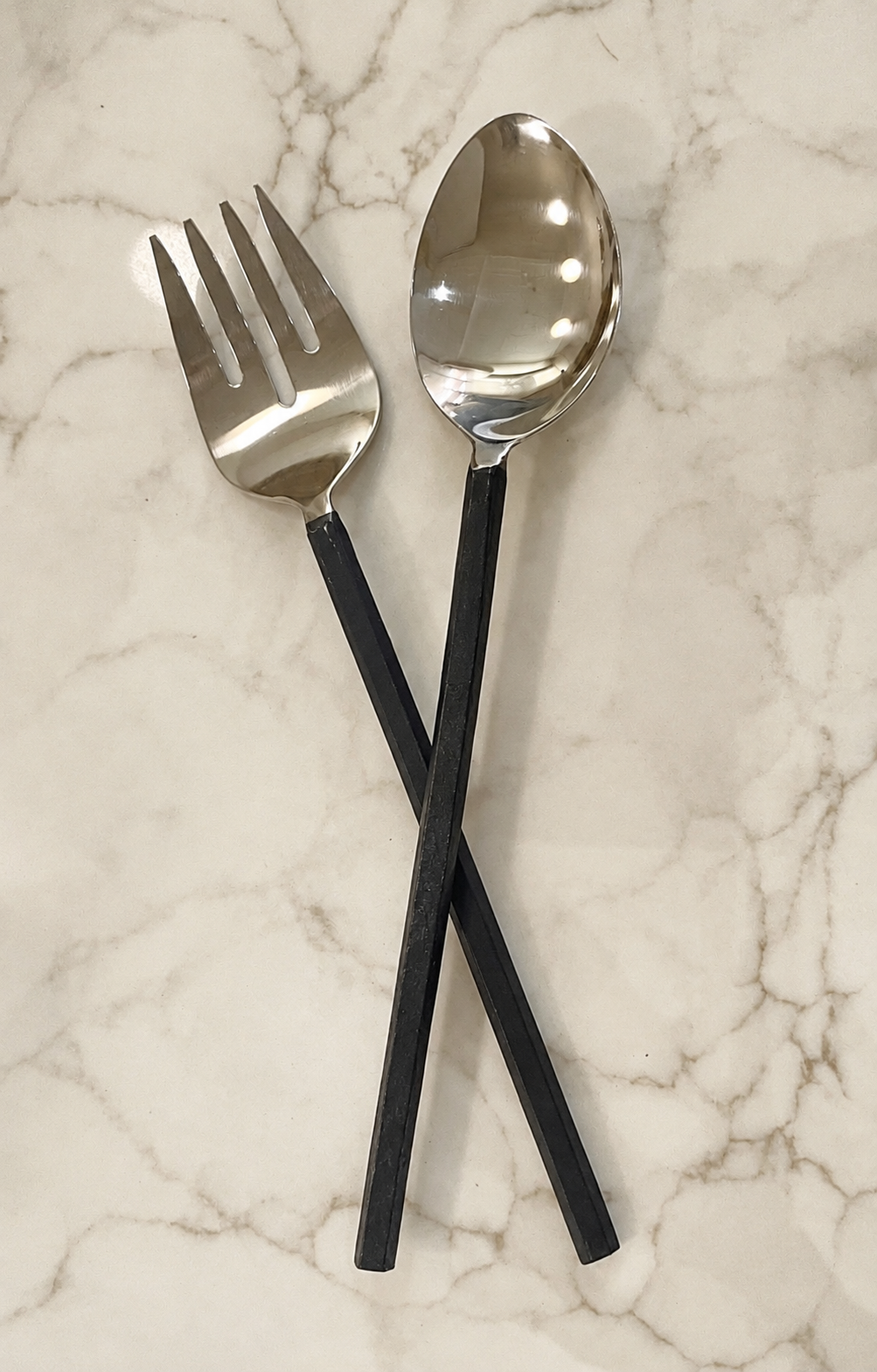 Black Handle Servers, Set of 2
