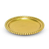 GOLD BEAD ROUND TRAY